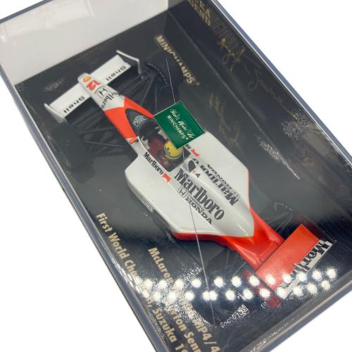 MINICHAMPS (ミニチャンプス) McLaren HONDA MP4/4 #12 ワールドチャンピオン A.セナ 1988 Suzuka 4000台限定 ミニカー