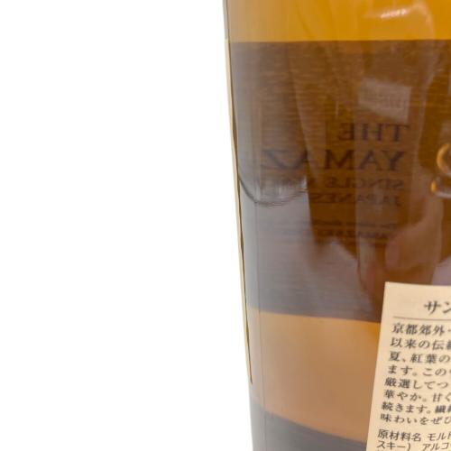 サントリー 山崎 ジャパニーズウィスキー シングルモルト 700ml