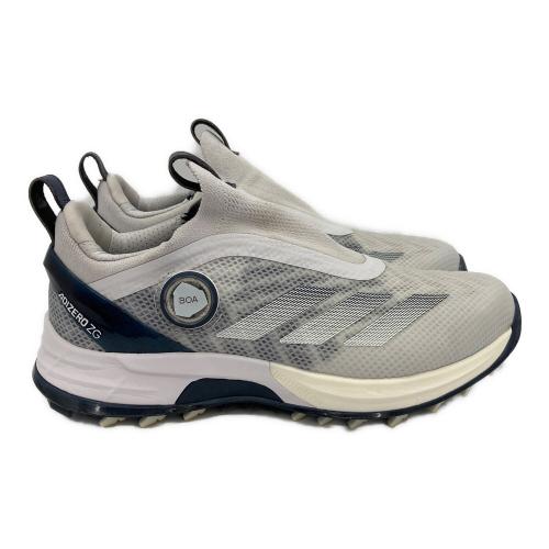adidas (アディダス) ゴルフシューズ JI0863 Adizero ZG 25 Boa アディゼロ ゼッドジー 25 ボア メンズ 25㎝ ホワイトxネイビーxグレー