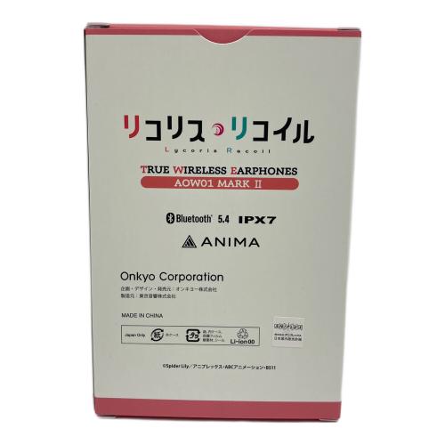 Onkyo (オンキョー) ワイヤレスイヤホン T2301 ANIMA AOW01 MARK II リコリスリコイル 錦木千束コラボモデル