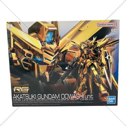 BANDAI (バンダイ) RG 1/144 アカツキガンダム オオワシユニット ガンプラ