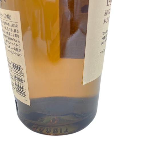 サントリー 山崎 ジャパニーズウィスキー シングルモルト 700ml