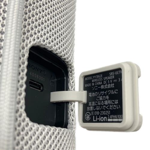 SONY (ソニー) ワイヤレスポータブルスピーカー ULT FIELD 1 白 SRS-ULT10 2024年製