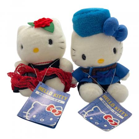 1999年 サンリオ ハローキティ ぬいぐるみ 大・中・小 3点セット レトロ サンリオ HELLO KITTY 世界のハローキティ キャラクターミニシリーズ 7