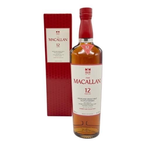 マッカラン (MACALLAN) ザ・マッカラン12年 スコッチウイスキー 700ml シェリーオーク サントリー