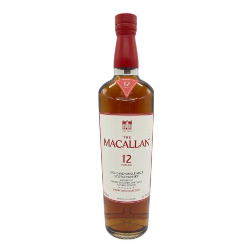 マッカラン (MACALLAN) ザ・マッカラン12年 スコッチウイスキー 700ml シェリーオーク サントリー