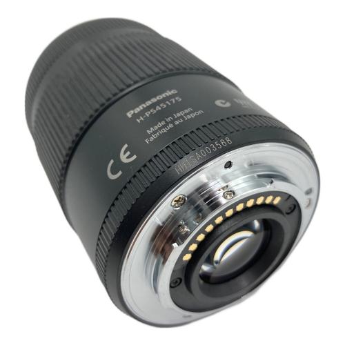 Panasonic (パナソニック) LUMIX G X VARIO PZ 45-175mm/F4.0-5.6 ASPH./POWER O.I.S. 望遠電動ズームレンズ H-PS45175