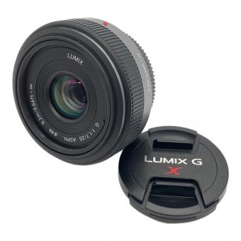 Panasonic (パナソニック) LUMIX G 20mm/F1.7 ASPH. 広角単焦点レンズ H-H020