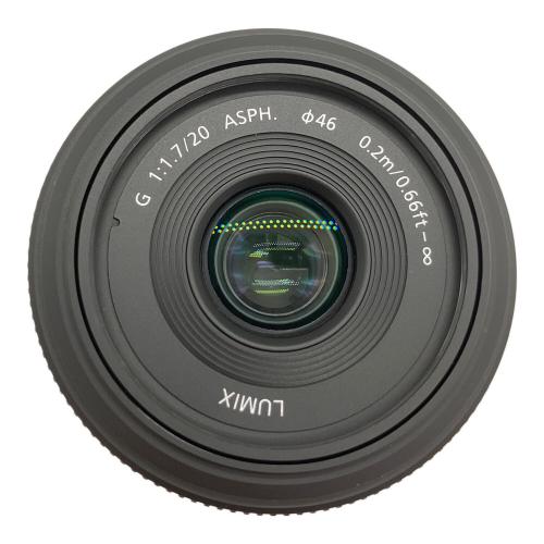 Panasonic (パナソニック) LUMIX G 20mm/F1.7 ASPH. 広角単焦点レンズ H-H020