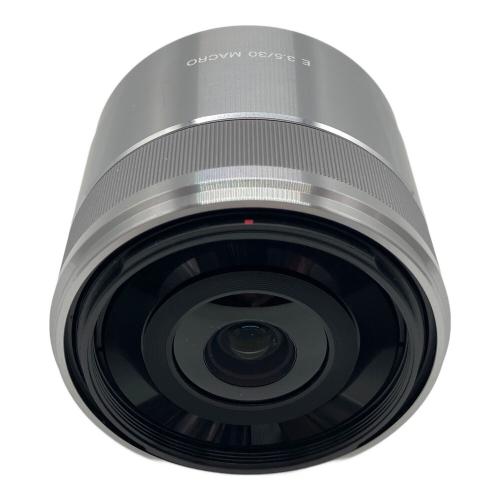 SONY (ソニー) E 30mm F3.5 Macro 単焦点等倍マクロレンズ SEL30M35 ソニーEマウント レンズフードALC-SH113付