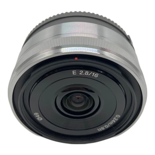 SONY (ソニー) E 16mm F2.8 広角パンケーキ単焦点レンズ SEL16F28 ソニーEマウント