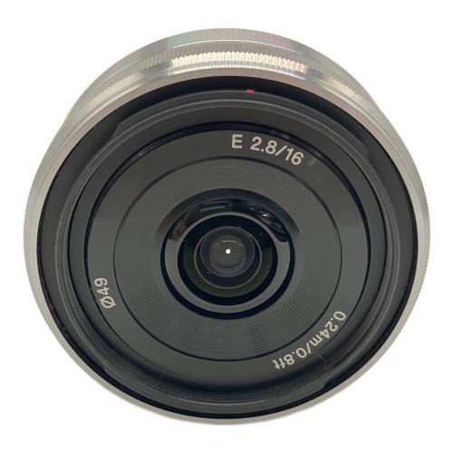 SONY (ソニー) E 16mm F2.8 広角パンケーキ単焦点レンズ SEL16F28 ソニーEマウント