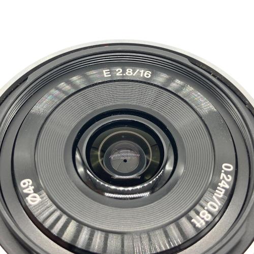 SONY (ソニー) E 16mm F2.8 広角パンケーキ単焦点レンズ SEL16F28 ソニーEマウント