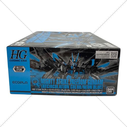 BANDAI (バンダイ) HG 1/144 機動戦士ガンダムSEED FREEDOM マイティーストライクフリーダムガンダム [リサーキュレーションカラー/ネオンブルー] ガンダムベース限定 ガンプラ