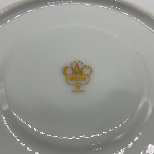 大倉陶園 (オオクラトウエン) カップ＆ソーサー 26C/1001 ゴールドライン (クープシェープ)