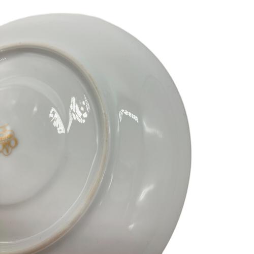 大倉陶園 (オオクラトウエン) カップ＆ソーサー 1071/26C 色蒔き (レッド)