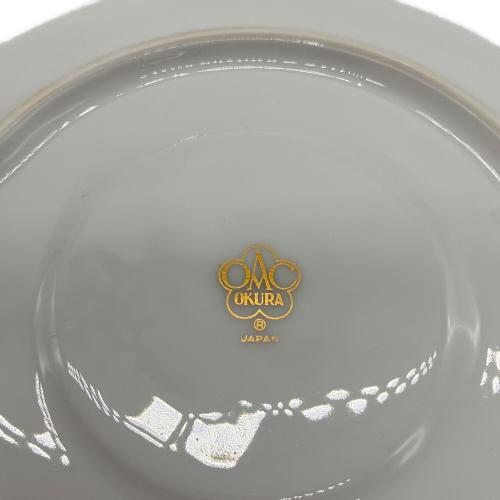 大倉陶園 (オオクラトウエン) カップ＆ソーサー 1071/26C 色蒔き (レッド)