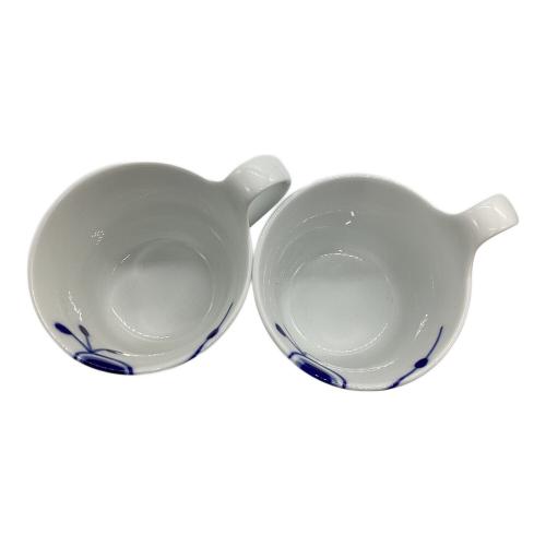 ROYAL COPENHAGEN (ロイヤル・コペンハーゲン) カップ&ソーサー ブルーフルーデッド メガ ハイハンドル 2Pセット