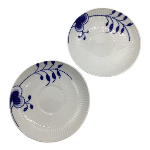 ROYAL COPENHAGEN (ロイヤル・コペンハーゲン) カップ&ソーサー ブルーフルーデッド メガ ハイハンドル 2Pセット