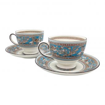 Wedgwood (ウェッジウッド) カップ&ソーサー フロレンティーン・ターコイズ 2Pセット