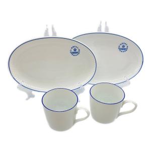 ROYAL COPENHAGEN (ロイヤル・コペンハーゲン) マグカップ＆オーバルディッシュセット ブルーライン