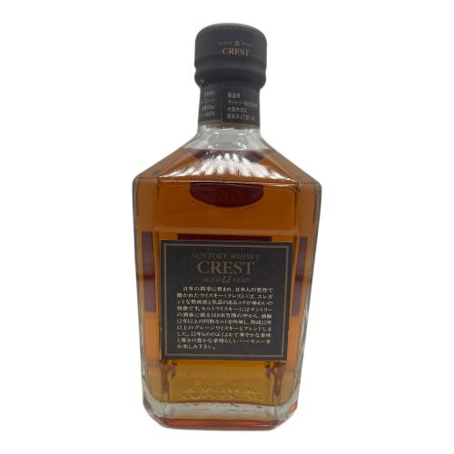 サントリー CREST ウィスキー 12年 750ml