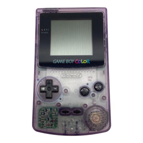 Nintendo (ニンテンドー) GAMEBOY COLOR クリアパープル CGB-001 動作確認済み -