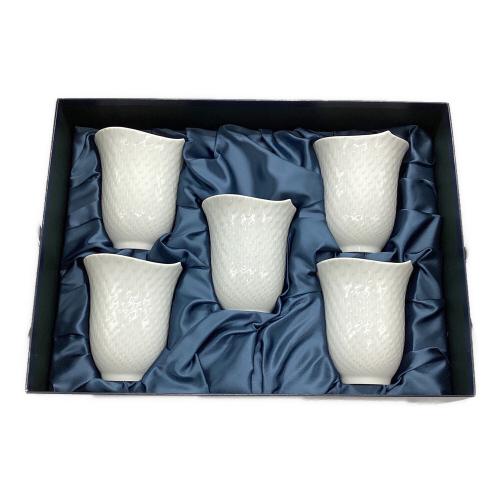 Meissen (マイセン) フリーカップ 波の戯れホワイト 5Pセット