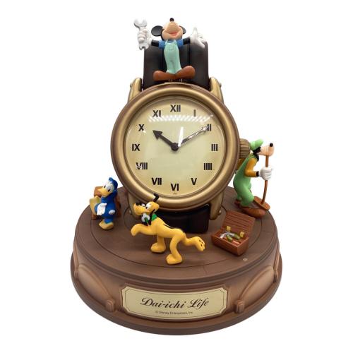 DISNEY (ディズニー) おっきなうでおき時計 第一生命95周年サンクスキャンペーン ディズニーグッズ 箱付き  動作確認済み