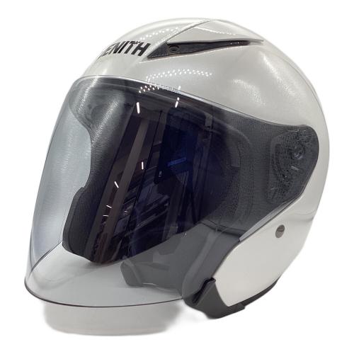 ZENITH (ゼニス) バイク用ヘルメット SIZE M(57cm) ホワイト 2025年2月製 PSCマーク(バイク用ヘルメット)有