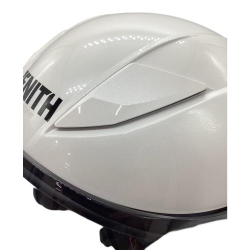 ZENITH (ゼニス) バイク用ヘルメット SIZE M(57cm) ホワイト 2025年2月製 PSCマーク(バイク用ヘルメット)有