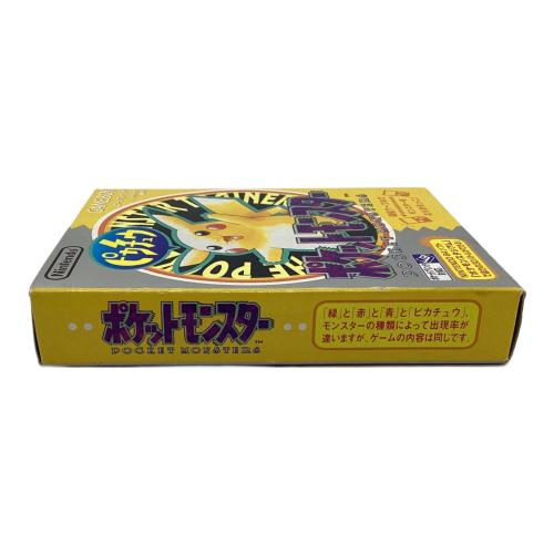 ゲームボーイ用ソフト ポケットモンスター -