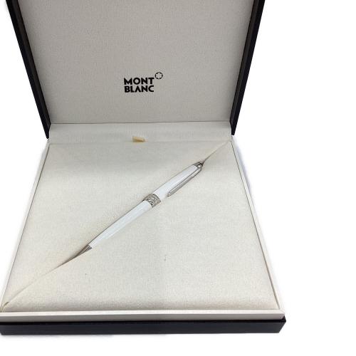 MONTBLANC (モンブラン) ボールペン ホワイト 111939 マイスターシュテュック  ホワイトソリテールクラシック MBFH6BKN6