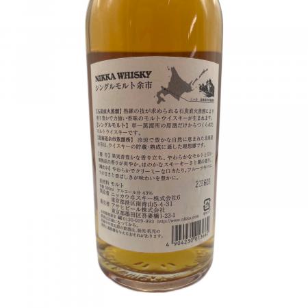 ニッカウィスキー　余市 ニッカ 余市 ウィスキー 500ml｜トレファクONLINE