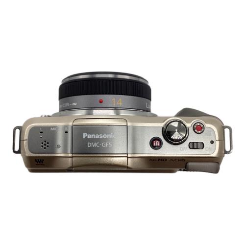 Panasonic (パナソニック) ミラーレス一眼カメラ ダブルレンズキット LUMIX DMC-GF5 1210万画素 フォーサーズ 専用電池 SDXCカード対応 FR2DA501575