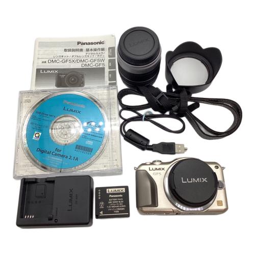 Panasonic (パナソニック) ミラーレス一眼カメラ ダブルレンズキット LUMIX DMC-GF5 1210万画素 フォーサーズ 専用電池 SDXCカード対応 FR2DA501575