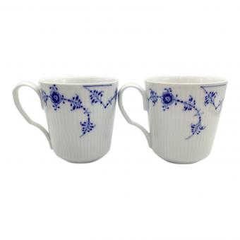 ROYAL COPENHAGEN (ロイヤル・コペンハーゲン) マグカップ ブルーフルーテッド 2Pセット