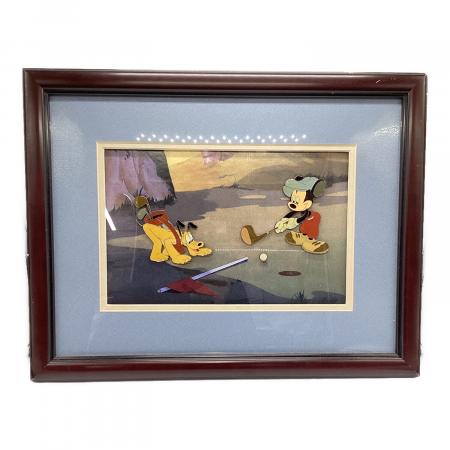 DISNEY (ディズニー)「ミッキーのゴルフ」 セル画ピンバッジ