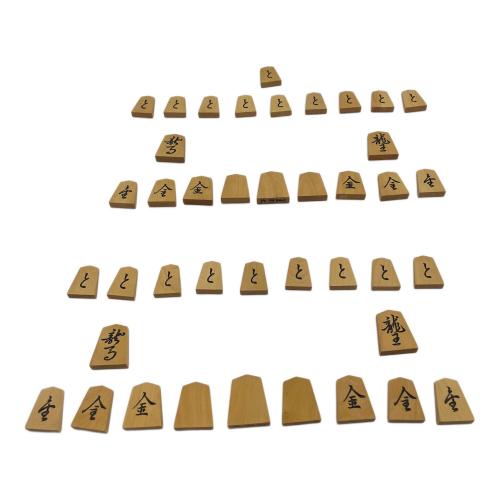 つげ 菱湖彫 山峯 将棋駒