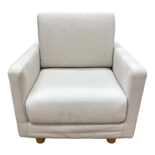 無印良品 (ムジルシリョウヒン) 1人掛けソファー ベージュ スリムアーム1シーター