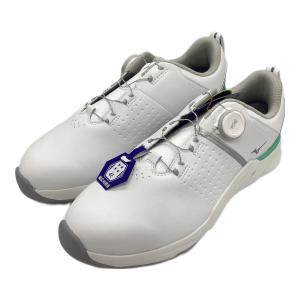 MIZUNO (ミズノ) ハザードエナジー ボア ゴルフシューズ 51GQ250105 メンズ SIZE 26.5cm ホワイト