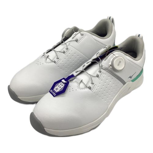 MIZUNO (ミズノ) ハザードエナジー ボア ゴルフシューズ 51GQ250105 メンズ SIZE 26.5cm ホワイト