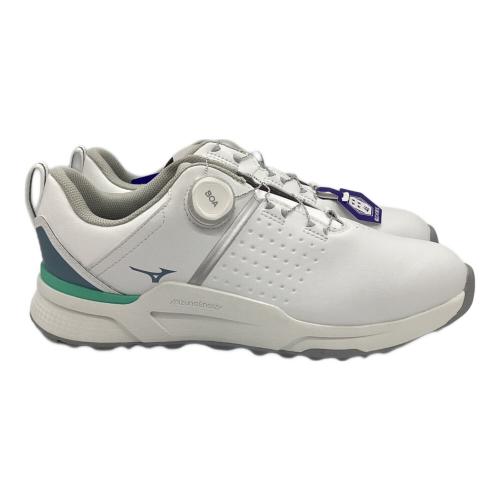 MIZUNO (ミズノ) ハザードエナジー ボア ゴルフシューズ 51GQ250105 メンズ SIZE 26.5cm ホワイト