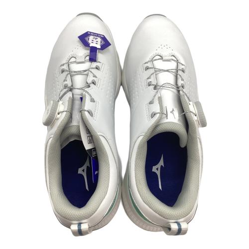 MIZUNO (ミズノ) ハザードエナジー ボア ゴルフシューズ 51GQ250105 メンズ SIZE 26.5cm ホワイト