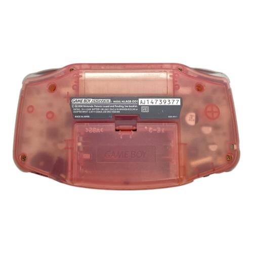 Nintendo (ニンテンドー) GAMEBOY ADVANCE AGB-001 クリアピンク