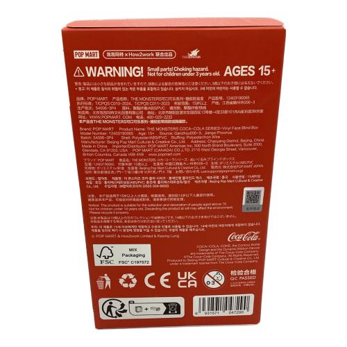ラブブ THE MONSTERS コカ・コーラ シリーズ キャラクターグッズ