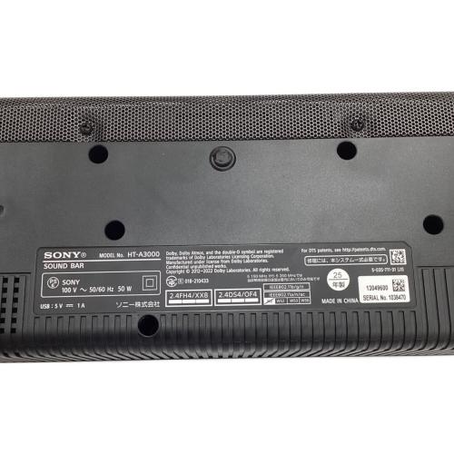 SONY (ソニー) サウンドバー HT-A3000 2025年製 1038470