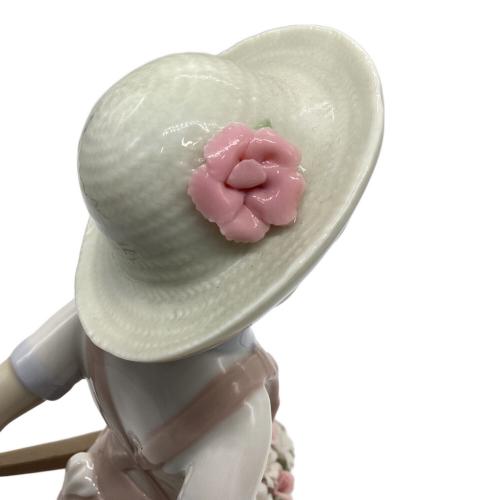 LLADRO (リヤドロ) 陶器 花車 Wheelbarrow With Flowers