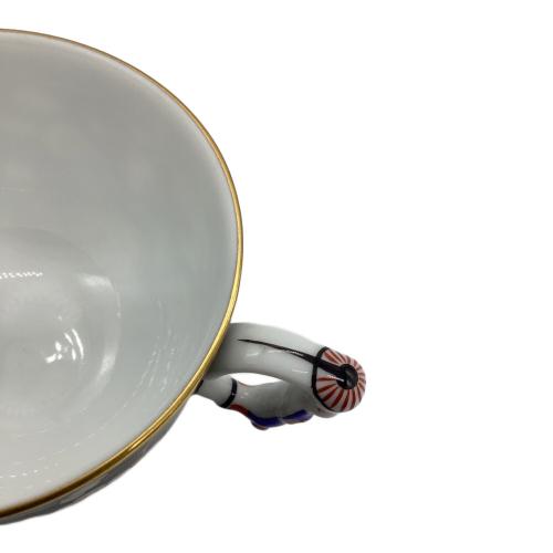 Herend (ヘレンド) カップ&ソーサー Prunier famille noir colore 黒地紅梅