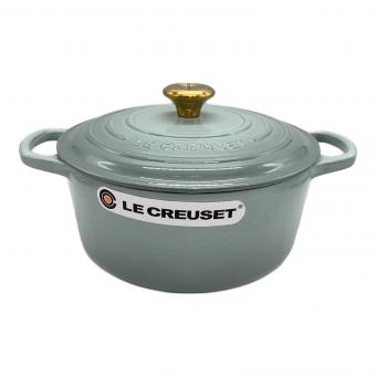 LE CREUSET (ルクルーゼ) 両手鍋 シーソルト ココット・ロンド